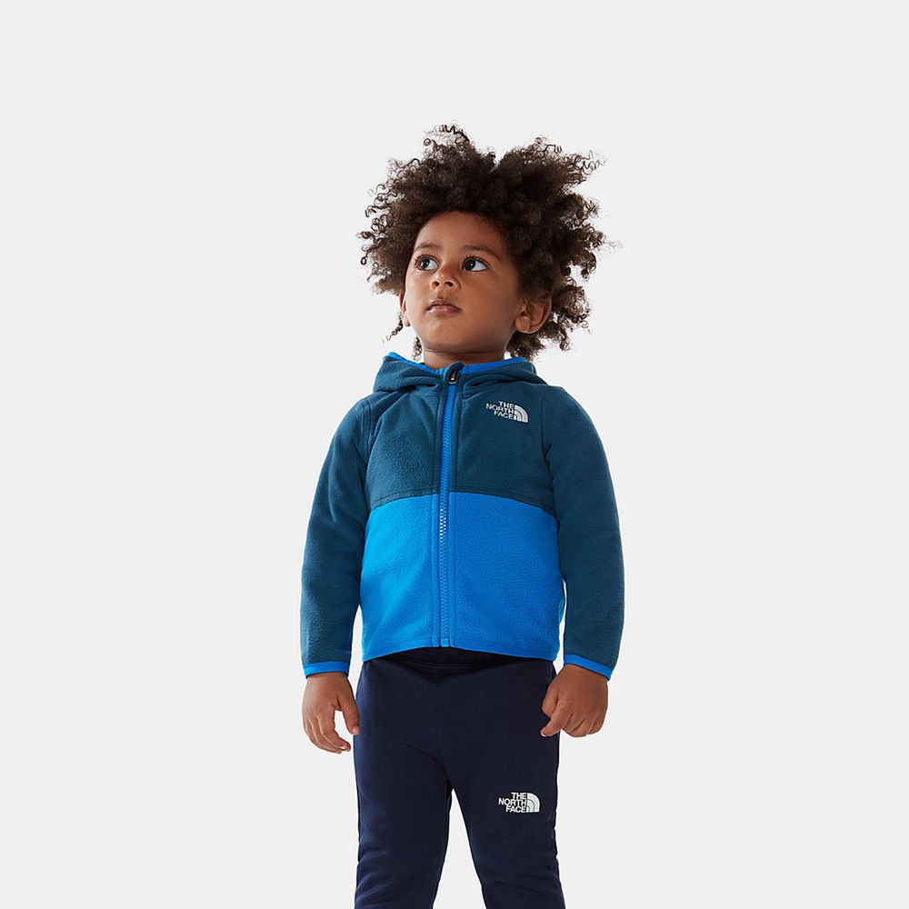 The North Face Fleeces Infant Australia - The North Face Glacier Full-Zip Blue (ZMU-846520)